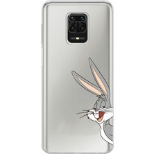 Mobilpad Xiaomi Redmi Note 9 Pro Uyumlu Baskılı Yumuşak Silikon Şeffaf Telefon Kılıfı