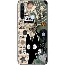 Mobilpad Xiaomi Redmi Note 8 Uyumlu Baskılı Yumuşak Silikon Şeffaf Telefon Kılıfı