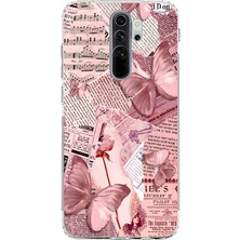 Mobilpad Xiaomi Redmi Note 8 Pro Uyumlu Baskılı Yumuşak Silikon Şeffaf Telefon Kılıfı