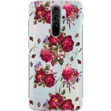 Mobilpad Xiaomi Redmi Note 8 Pro Uyumlu Baskılı Yumuşak Silikon Şeffaf Telefon Kılıfı