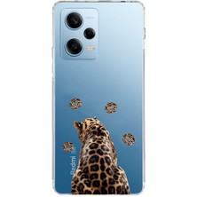 Mobilpad Xiaomi Redmi Note 12 Pro 5g Uyumlu Baskılı Yumuşak Silikon Şeffaf Telefon Kılıfı