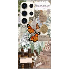 Mobilpad Samsung Galaxy S23 Ultra Uyumlu Baskılı Yumuşak Silikon Şeffaf Telefon Kılıfı