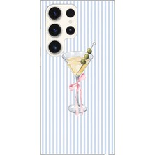 Mobilpad Samsung Galaxy S23 Ultra Uyumlu Baskılı Yumuşak Silikon Şeffaf Telefon Kılıfı