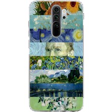 Mobilpad Xiaomi Redmi Note 8 Pro Uyumlu Baskılı Yumuşak Silikon Şeffaf Telefon Kılıfı