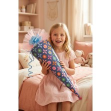 Kız Çocuk Hediye Konisi 10 Parça – Bebek, Boya Kalemi,sticker, Kolye Bileklik Doğum Günü Sürpriz Set