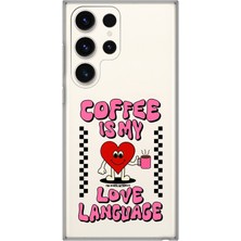 Mobilpad Samsung Galaxy S25 Ultra Uyumlu Baskılı Yumuşak Silikon Şeffaf Telefon Kılıfı