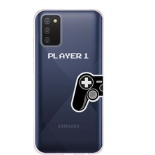 Mobilpad Samsung Galaxy A02S Uyumlu Baskılı Yumuşak Silikon Şeffaf Telefon Kılıfı
