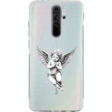 Mobilpad Xiaomi Redmi Note 8 Pro Uyumlu Baskılı Yumuşak Silikon Şeffaf Telefon Kılıfı