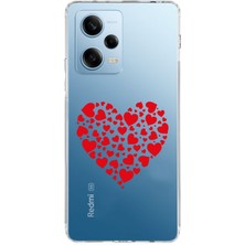 Mobilpad Xiaomi Redmi Note 12 Pro 5g Uyumlu Baskılı Yumuşak Silikon Şeffaf Telefon Kılıfı