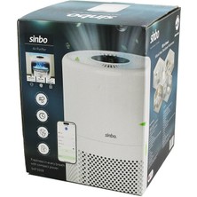 Go İthalat Hava Temizleme Cihazı Beyaz 3 Kademe Filtreleme Otomatik Fan Uv Aydınlatma Sessiz Uyku Mod Wifi Uzaktan Kontrol SAP-5508 (5263)