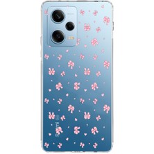 Mobilpad Xiaomi Redmi Note 12 Pro 5g Uyumlu Baskılı Yumuşak Silikon Şeffaf Telefon Kılıfı