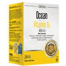Orzax Ocean Vitamin D3 400 Iu Oral Sprey 20 ml
