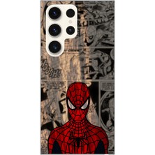 Mobilpad Samsung Galaxy S25 Ultra Uyumlu Baskılı Yumuşak Silikon Şeffaf Telefon Kılıfı