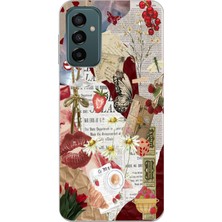 Mobilpad Samsung Galaxy M13/M23 Uyumlu Baskılı Yumuşak Silikon Şeffaf Telefon Kılıfı