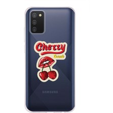 Mobilpad Samsung Galaxy A02S Uyumlu Baskılı Yumuşak Silikon Şeffaf Telefon Kılıfı
