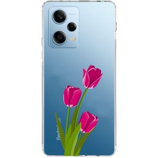 Mobilpad Xiaomi Redmi Note 12 Pro 5g Uyumlu Baskılı Yumuşak Silikon Şeffaf Telefon Kılıfı
