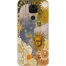 Mobilpad Xiaomi Redmi Note 9 Uyumlu Baskılı Yumuşak Silikon Şeffaf Telefon Kılıfı