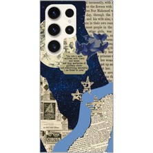 Mobilpad Samsung Galaxy S23 Ultra Uyumlu Baskılı Yumuşak Silikon Şeffaf Telefon Kılıfı