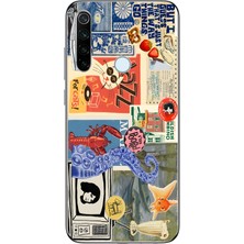 Mobilpad Xiaomi Redmi Note 8 Uyumlu Baskılı Yumuşak Silikon Şeffaf Telefon Kılıfı