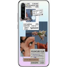 Mobilpad Xiaomi Redmi Note 8 Uyumlu Baskılı Yumuşak Silikon Şeffaf Telefon Kılıfı