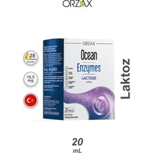 Orzax Ocean Enzymes Lactase Laktoz Damla 20 ml