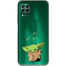 Mobilpad Huawei P40 Lite Uyumlu Baskılı Yumuşak Silikon Şeffaf Telefon Kılıfı