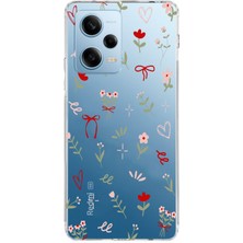 Mobilpad Xiaomi Redmi Note 12 Pro 5g Uyumlu Baskılı Yumuşak Silikon Şeffaf Telefon Kılıfı