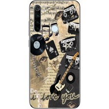 Mobilpad Xiaomi Redmi Note 8 Uyumlu Baskılı Yumuşak Silikon Şeffaf Telefon Kılıfı