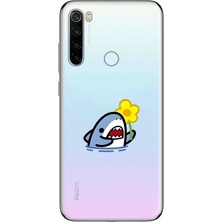 Mobilpad Xiaomi Redmi Note 8 Uyumlu Baskılı Yumuşak Silikon Şeffaf Telefon Kılıfı
