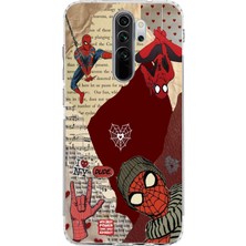 Mobilpad Xiaomi Redmi Note 8 Pro Uyumlu Baskılı Yumuşak Silikon Şeffaf Telefon Kılıfı