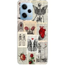 Mobilpad Xiaomi Redmi Note 12 Pro 5g Uyumlu Baskılı Yumuşak Silikon Şeffaf Telefon Kılıfı