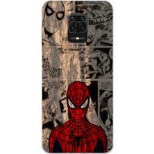 Mobilpad Xiaomi Redmi Note 9 Pro Uyumlu Baskılı Yumuşak Silikon Şeffaf Telefon Kılıfı