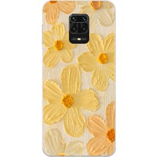 Mobilpad Xiaomi Redmi Note 9 Pro Uyumlu Baskılı Yumuşak Silikon Şeffaf Telefon Kılıfı