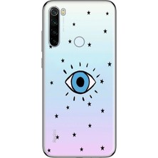 Mobilpad Xiaomi Redmi Note 8 Uyumlu Baskılı Yumuşak Silikon Şeffaf Telefon Kılıfı