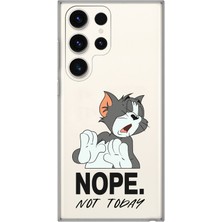 Mobilpad Samsung Galaxy S23 Ultra Uyumlu Baskılı Yumuşak Silikon Şeffaf Telefon Kılıfı