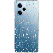 Mobilpad Xiaomi Redmi Note 12 Pro 5g Uyumlu Baskılı Yumuşak Silikon Şeffaf Telefon Kılıfı