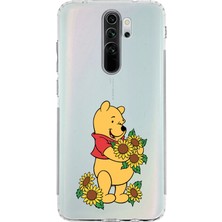 Mobilpad Xiaomi Redmi Note 8 Pro Uyumlu Baskılı Yumuşak Silikon Şeffaf Telefon Kılıfı