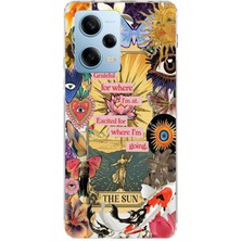 Mobilpad Xiaomi Redmi Note 12 Pro 5g Uyumlu Baskılı Yumuşak Silikon Şeffaf Telefon Kılıfı