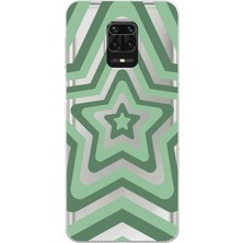 Mobilpad Xiaomi Redmi Note 9 Pro Uyumlu Baskılı Yumuşak Silikon Şeffaf Telefon Kılıfı