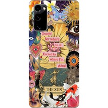 Mobilpad Samsung Galaxy S20 Fe Uyumlu Baskılı Yumuşak Silikon Şeffaf Telefon Kılıfı