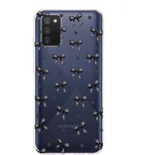 Mobilpad Samsung Galaxy A02S Uyumlu Baskılı Yumuşak Silikon Şeffaf Telefon Kılıfı