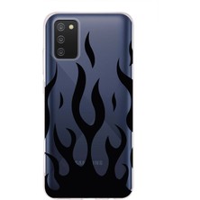 Mobilpad Samsung Galaxy A02S Uyumlu Baskılı Yumuşak Silikon Şeffaf Telefon Kılıfı