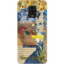 Mobilpad Xiaomi Redmi Note 9 Pro Uyumlu Baskılı Yumuşak Silikon Şeffaf Telefon Kılıfı