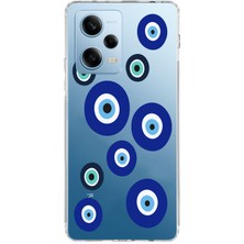 Mobilpad Xiaomi Redmi Note 12 Pro 5g Uyumlu Baskılı Yumuşak Silikon Şeffaf Telefon Kılıfı