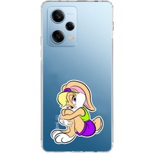 Mobilpad Xiaomi Redmi Note 12 Pro 5g Uyumlu Baskılı Yumuşak Silikon Şeffaf Telefon Kılıfı