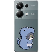 Mobilpad Xiaomi Redmi Note 13 Pro 4g Uyumlu Baskılı Yumuşak Silikon Şeffaf Telefon Kılıfı