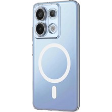 Dadya Milla Ddy  Xiaomi Redmi Note 13 Pro 4g Combo Sert Şeffaf Magsafe Kapak - Şeffaf Mil