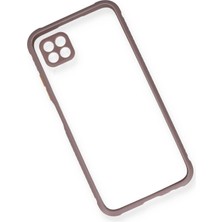 Dadya Milla Ddy  Huawei P40 Lite Kılıf Miami Şeffaf Silikon - Açık Mor Mil