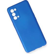 Dadya Milla Ddy  Oppo Reno 5 Kılıf First Silikon - Mavi Mil