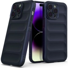 Dadya Milla Ddy  iPhone 15 Pro Kılıf Optimum Silikon - Lacivert Mil